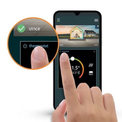 Unisenza Plus smart heating controls and app